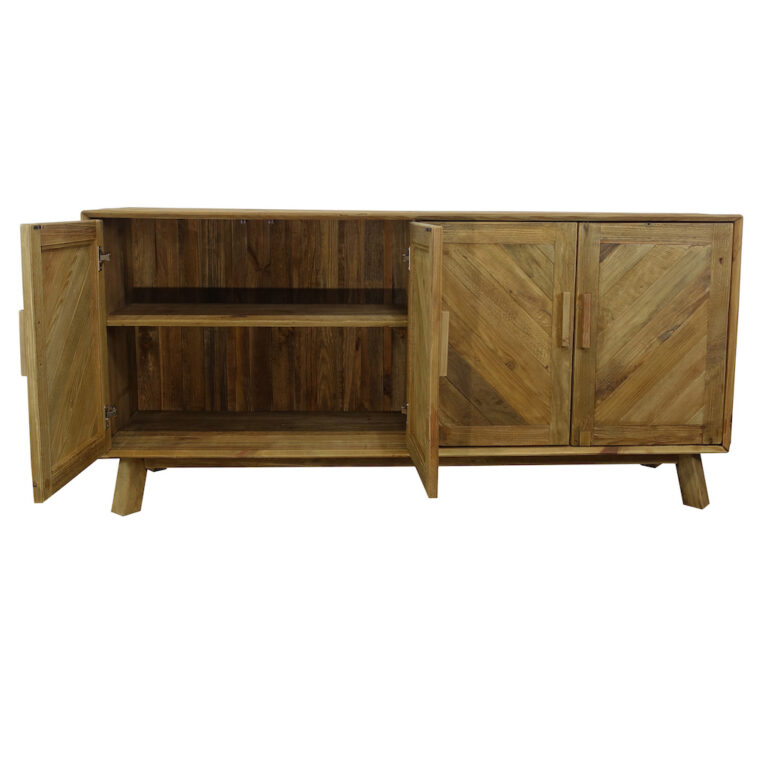 Commode, vaisellier, buffet en vieux bois – MADRID