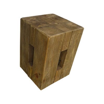 Tabouret en vieux bois Champery